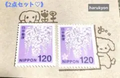 消しゴムはんこ [489]いぬ切手枠2点セット