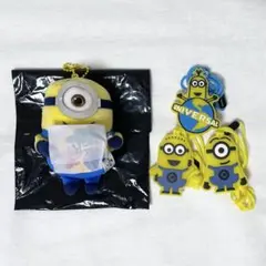 【USJ】ミニオン 25周年 コレクタブルぬいぐるみチェーン 光るチャーム
