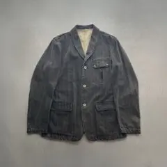 00s PPFM vintage stripe denim jacket y2kのサムネイル