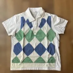 ピッコーネ。アーガイル柄ポロシャツ