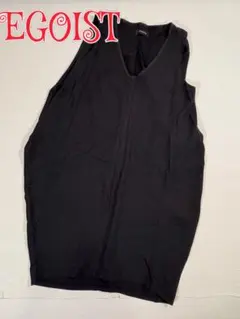 EGOIST デザインワンピース　ブラック　エゴイスト