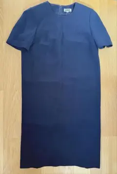 美品✨ ワンピース ネイビー 半袖 上品 きれいめ　REGENCE 無地