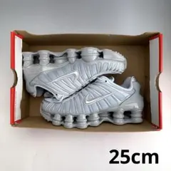 25cm ナイキ ウィメンズ ショックス TL ピュアプラチナム/スモークグレー