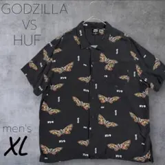 希少　レア　HUF x Godzilla アロハシャツ Mサイズ 2026年最新】ゴジラ アロハシャツの人気アイテム - メルカリ