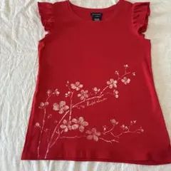 ラルフローレン　ガールズ フリルスリーブTシャツ　 140〜150cm 美品