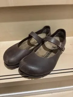 美品【ビルケンシュトック】マントバ レザーシューズ 24.5 ストラップ 廃盤品 美品【ビルケンシュトック】マントバ レザーシューズ 24.5