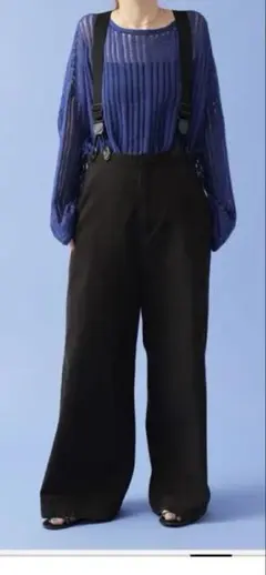 【Spick and Span】サスペンダー付きワーカーパンツ Spick and Span サスペンダー付きワーカーパンツ