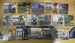 ア*ネ様 ガンダムカードゲーム　白緑ウイング　パーツ付き