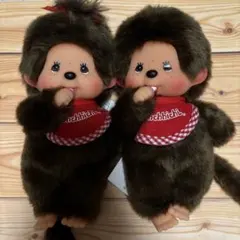 【新品未使用】モンチッチ　プレミアムスタンダードSサイズ　 ブラウンペア