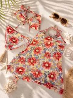 JILLSTUART 花柄 セパレート水着 ビキニ 9M　三点セット