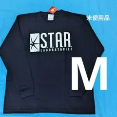 【未使用品・М】S.T.A.R. LABORATORIES ◎ロングT◎ネイビー