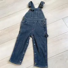 ダークグレー 90cm オーバーオール