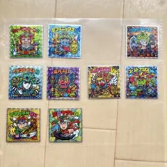 ヘッドだらけのビックリマンシール　シークレット9種