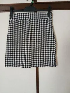 SHEIN ハウンドトゥース柄タイトスカート Sサイズ