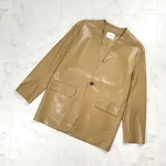 新品未使用 phisique du role ダブル ノーカラージャケット - メルカリ