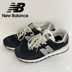 New Balance ML574CRB ブルー 24.0cm - メルカリ