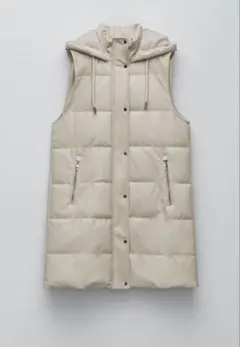 2026年最新】ZARA カラー：ベージュ系 レディース ダウンベスト