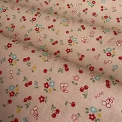 綿プリントYUWA 松山敦子　30's Collection ピンク