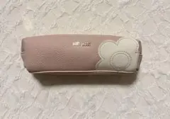 MARY QUANT シュリンクデイジーパッチ スクエアペンケース　ピンク