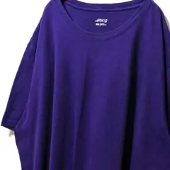 bcg 無地 Tシャツ パープル 紫 3XL 古着ビンテージ