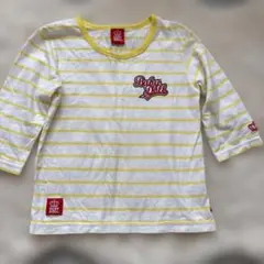 ベイビードール　ボーダー七分袖Tシャツ120size