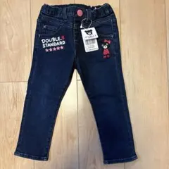 新品タグ付きDOUBLE.Bデニムパンツ　サイズ90