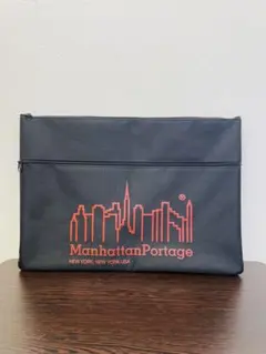 未使用Manhattan Portage黒ポーチ 25×36cm