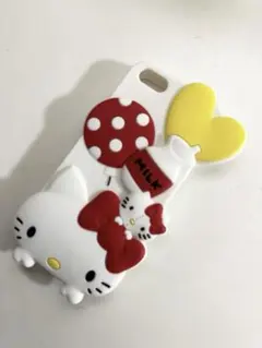 ハローキティ iPhone seケース シリコン製