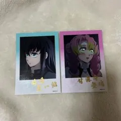 鬼滅の刃 トレーディング箔押しブロマイド 甘露寺蜜璃 時透無一郎