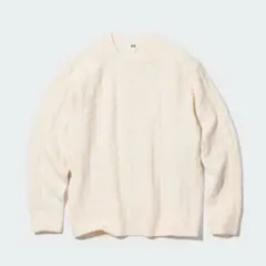 スフレヤーンクルーネックセーター ニット