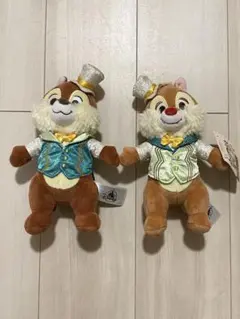 上海ディズニー チップとデール 5周年　ぬいぐるみセット
