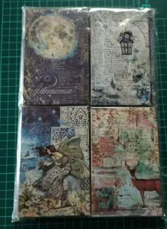 コラージュ 素材 8冊入り