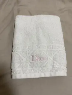 Dior バスタオル 黒と白 ロゴ入り 名入れ可】 ディオール タオルハンカチ ウォッシュクロス
