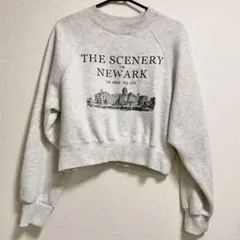 匿名配送　アズノウアズ　クロップド丈トレーナー　FREE