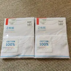 男の子 半袖丸首シャツ 110 2枚組 新品
