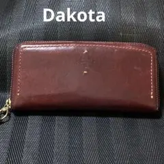 【Dakota】レディース長財布　ボルドー色