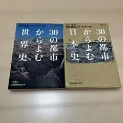 30の都市からよむ世界史 30の都市からよむ日本史 2冊て　日経ビジネス人文庫
