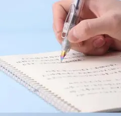 [노크온 만년필 | 레인보우 닙 EF, 울트라 파인, 스타일리시한 디자인, 투명]