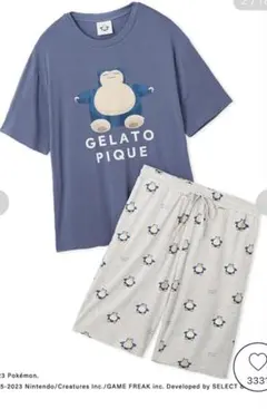 gelato pique【ポケモンスリープ】【メンズ】接触冷感プリントパジャマL