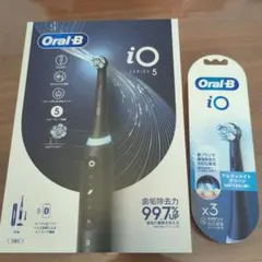 Oral−B IOG52J62KBK BLACK＋純正・替えブラシセット（3本）