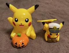 ポケモン ピカチュウ 貯金箱 フィギュア ハロウィン 2個セット