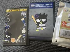 タイトーくじ 侍ジャパン×サンリオ　バッドばつ丸クリアカードセット