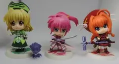 リリカルなのは　シグナム、ヴィータ、シャマルきゅんキャラフィギュア