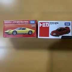 トミカ トヨタ スープラ ランボルギーニ ミウラ 2台セットのサムネイル