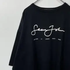 USA製 SEANJOHN ショーンジョン ロゴ Tシャツ