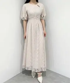 リリアンカラット レースクロスベルトワンピース