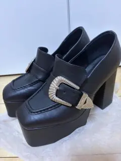 ENVY 厚底パンプス ブラック 箱無しのサムネイル