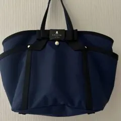 ランバンオンブルー　ジュール　トートバッグ　ネイビー　美品のサムネイル