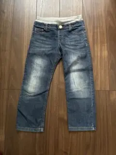 MPS デニムブルー ストレートパンツ 120