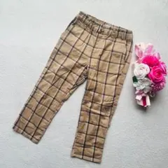 美品✨【グローバルワーク】タータンチェック　ウエストゴム　男女兼用　ポケットのサムネイル